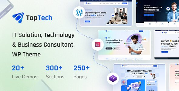 TopTech 1.0 - SEO Marketing Agency & Technology WordPress Theme