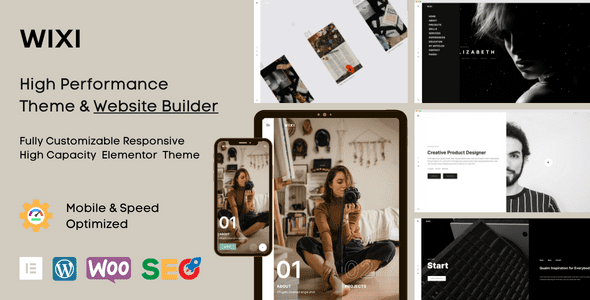 Wixi 1.1.8 - Creative Personal Portfolio WordPress Theme