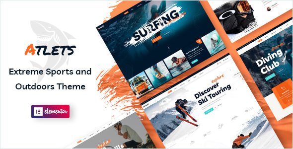 Atlets 1.0.22 - Extreme and Outdoors WordPress Theme