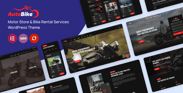 Autobike 1.1.3 - Motorcycle Store & Bike Rental Services WordPress Theme