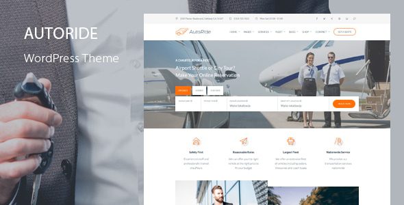 AutoRide 3.6 - Chauffeur Limousine Booking WordPress Theme