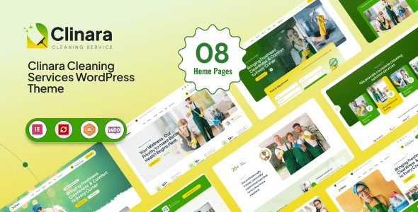 Clinara 1.0.0 - Cleaning Services WordPress Theme
