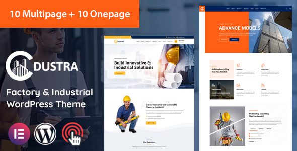 Dustra 1.5.6 - Factory Industrial WordPress