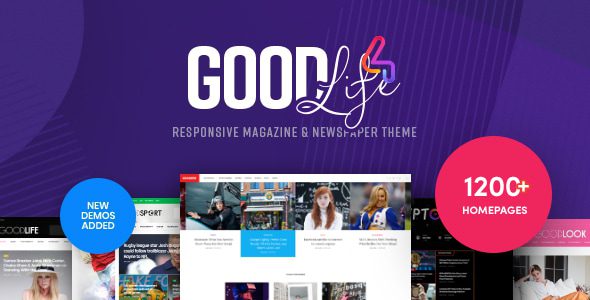 GoodLife 4.6.5 - Magazine & Newspaper WordPress Theme