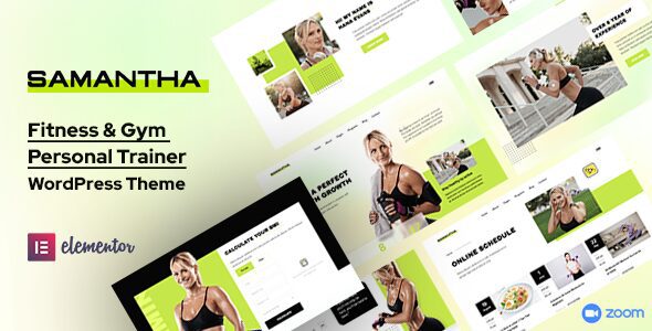 Samantha 1.2.0 - Personal Trainer & Fitness WordPress Theme