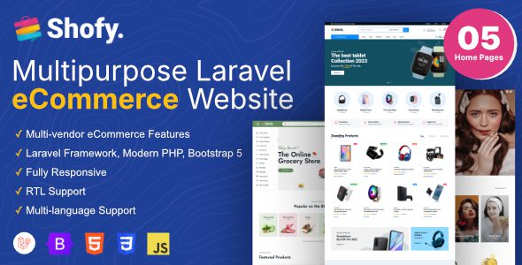 Shofy 1.3.9 - eCommerce & Multivendor Marketplace Laravel Platform