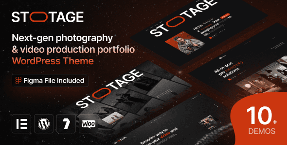 Stotage 1.0.0 - Photography & Video Production WordPress Theme