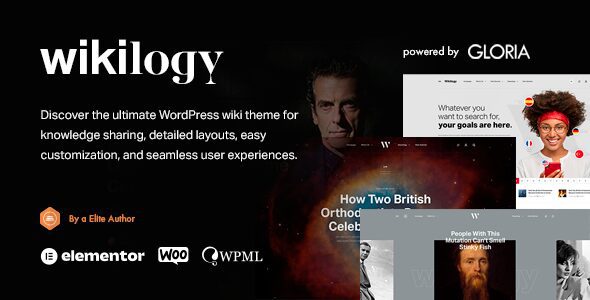Wikilogy 2.0.3 - Wiki, Magazine & News WordPress Theme