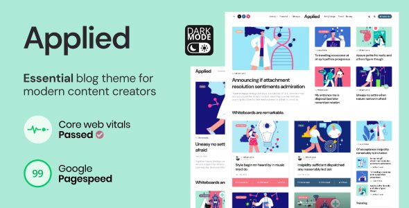 Applied 1.1.1 - Essential Blog theme for Modern Content Creators
