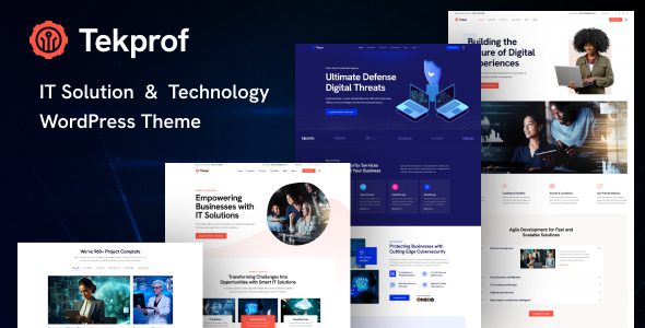 Tekprof 1.0.2 - IT Solution & Technology Elementor WordPress Theme