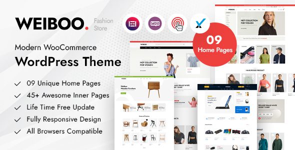 Weiboo 1.1.2 - WooCommerce WordPress Theme