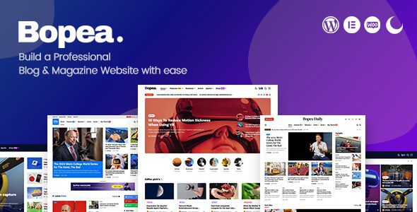 Bopea 1.1.4 - Newspaper & Magazine WordPress Theme Bopea 1.1.4 - Newspaper & Magazine WordPress Theme