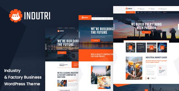 Indutri 1.3.1 - Factory & Industrial WordPress Theme