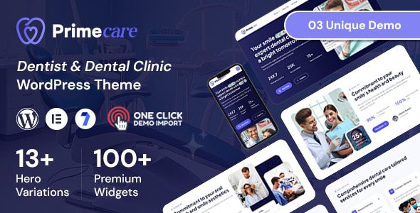 Primecare 1.0.5 - Dentist WordPress Theme Primecare 1.0.5 - Dentist WordPress Theme
