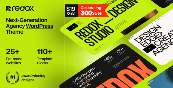 Redox 1.0.5 - Creative Agency Portfolio WordPress Theme Redox 1.0.5 - Creative Agency Portfolio WordPress Theme