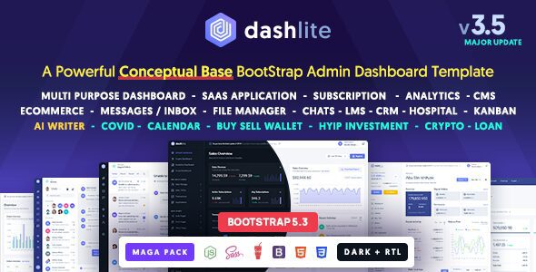 DashLite 3.2.3 - Bootstrap Responsive Admin Dashboard Template
