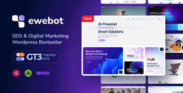 Ewebot 3.2.1 - Marketing & SEO Digital Agency WordPress Theme Ewebot 3.2.1 - Marketing & SEO Digital Agency WordPress Theme