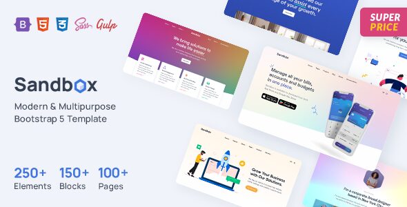 Sandbox 3.4.1 - Modern & Multipurpose Bootstrap 5 Template Sandbox 3.4.1 - Modern & Multipurpose Bootstrap 5 Template
