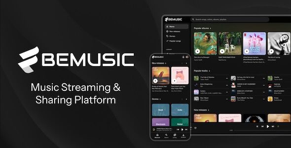 BeMusic 3.1.5 - Music Streaming Engine Scripts