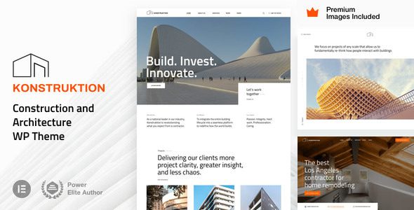 Konstruktion 31 - Construction Architecture WordPress Theme
