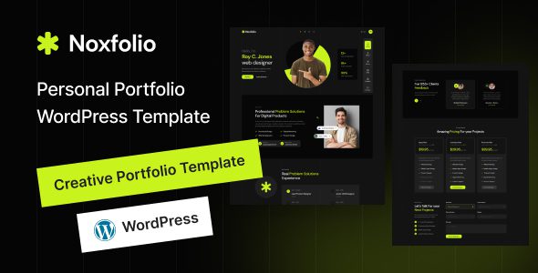 Noxfolio 1.1.3 - Personal Portfolio Resume WordPress Theme
