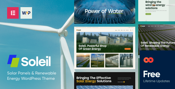 Soleil 1.22.0 - Solar Panels WordPress Theme