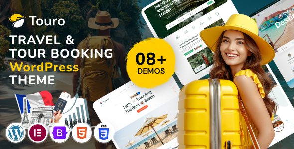Touro 1.0.0 - Travel & Tour Booking Agency WordPress Theme Touro 1.0.0 - Travel & Tour Booking Agency WordPress Theme