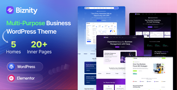 Download Free Biznity 1.0.2 - Multipurpose Business WordPress Theme Biznity 1.0.2 - Multipurpose Business WordPress Theme