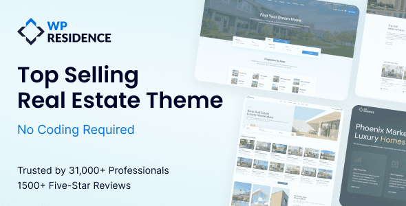 Residence Real Estate WordPress Theme 5.6.0