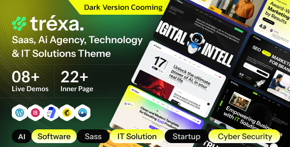Download Free Trexa 1.0.0 - Saas, Ai Agency, Technology & IT Solutions WordPress Theme Trexa 1.0.0 - Saas, Ai Agency, Technology & IT Solutions WordPress Theme