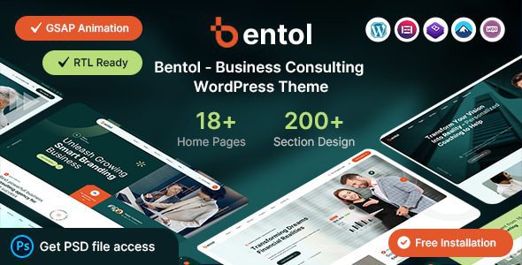 Bentol 1.0.4 - Business Consulting WordPress Theme