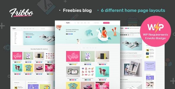 Fribbo 1.1.0 - Freebies, Giveaway & Gift Blog WordPress Theme