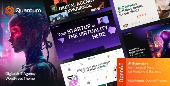 Quantum 1.8.0 - Software Technologies Agency WordPress Theme