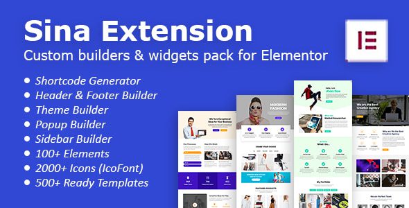 Download Free SEFE - Sina Extension for Elementor 1.12.3 SEFE - Sina Extension for Elementor 1.12.3