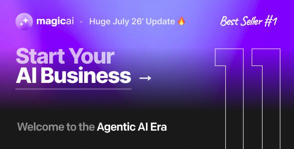 Download Free MagicAI 11.00 + Extentions - All-In-One SaaS Platform for AI Text, Image and Content Generation MagicAI 11.00 + Extentions - All-In-One SaaS Platform for AI Text, Image and Content Generation