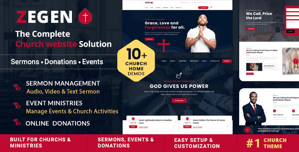 Download Free Zegen 3.0.0 - Church, Charity & Religious Organization WordPress Theme Zegen 3.0.0 - Church, Charity & Religious Organization WordPress Theme