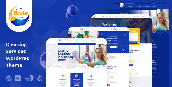 Brote 1.1.0 - Cleaning Services WordPress Theme Brote 1.1.0 - Cleaning Services WordPress Theme