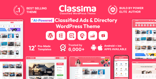 Classima 3.0.0 - Classified Ads WordPress Theme Classima 3.0.0 - Classified Ads WordPress Theme