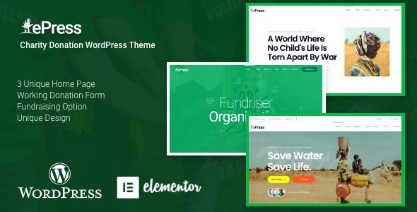 ePress 5.0.0 - Nonprofit Charity WordPress Theme ePress 5.0.0 - Nonprofit Charity WordPress Theme