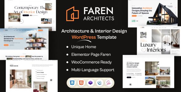 Faren 1.2.0 - Architecture and Interior Design WordPress Theme Faren 1.2.0 - Architecture and Interior Design WordPress Theme