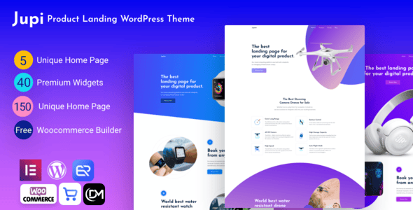 Download Free Jupi 3.3.0 - Product Landing WordPress Theme Jupi 3.3.0 - Product Landing WordPress Theme