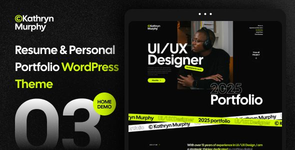Kathryn 1.0.1 - Personal Portfolio & Photography WordPress Theme Kathryn 1.0.1 - Personal Portfolio & Photography WordPress Theme