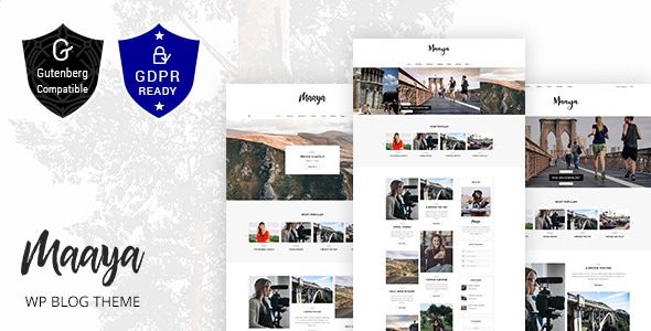 Maaya 3.4 - Travel Blog WordPress Theme Maaya 3.4 - Travel Blog WordPress Theme