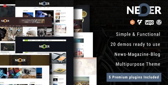 Download Free Neder 2.0 - WordPress News Magazine and Blog Theme Neder 2.0 - WordPress News Magazine and Blog Theme