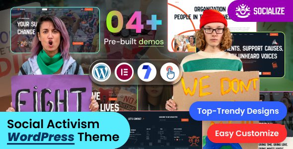 Socialize 1.0.0 - Social Activism & NGO WordPress Theme Socialize 1.0.0 - Social Activism & NGO WordPress Theme