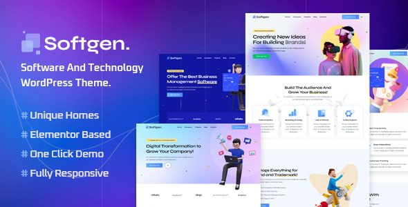Download Free Softgen 1.0.6 - Software & Technology WordPress Theme Softgen 1.0.6 - Software & Technology WordPress Theme