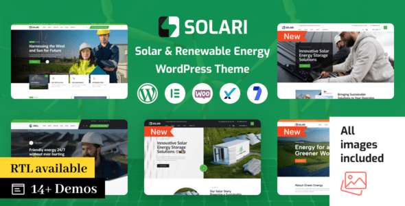 Solari 2.0.9 - Ecology & Solar Energy WordPress Theme Solari 2.0.9 - Ecology & Solar Energy WordPress Theme