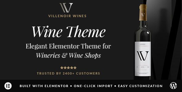 Villenoir 6.0.2 - Vineyard & Wine WordPress Theme Villenoir 6.0.2 - Vineyard & Wine WordPress Theme