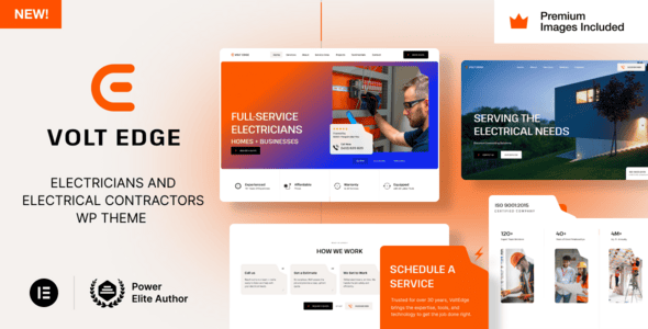 VoltEdge 11 - Electrician Electrical Repair WordPress Theme VoltEdge 11 - Electrician Electrical Repair WordPress Theme