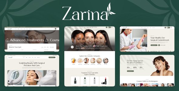 Zarina 1.0.3 - Plastic Surgery WordPress Theme Zarina 1.0.3 - Plastic Surgery WordPress Theme